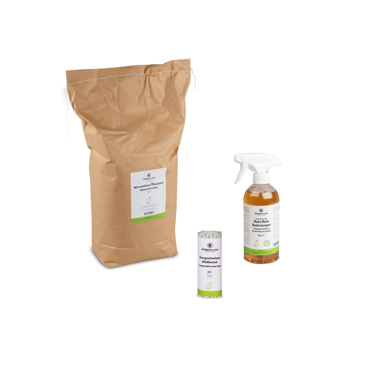 Trenntoiletten Zubehör-Starter-Set Basic (10 Liter)