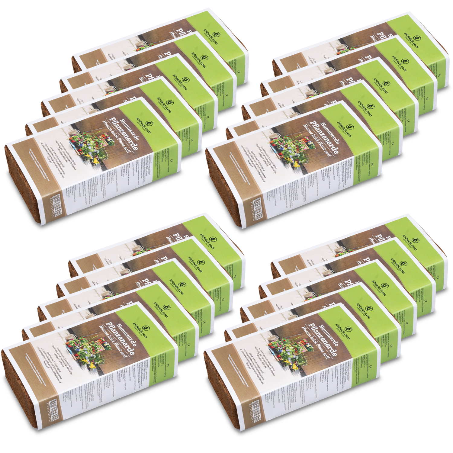 Kildwick Humuserde/Kokosziegel 20 x 650 g (2,69 € pro 1 kg)