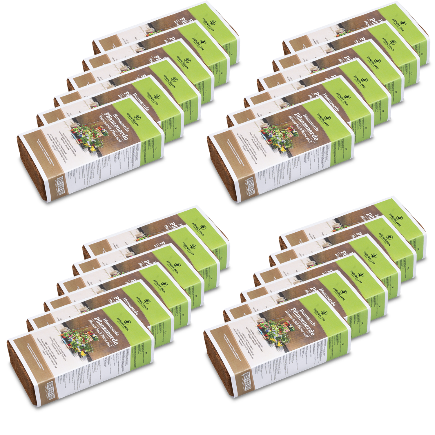 Kildwick Humuserde/Kokosziegel 24 x 650 g (2,53 € pro 1 kg)