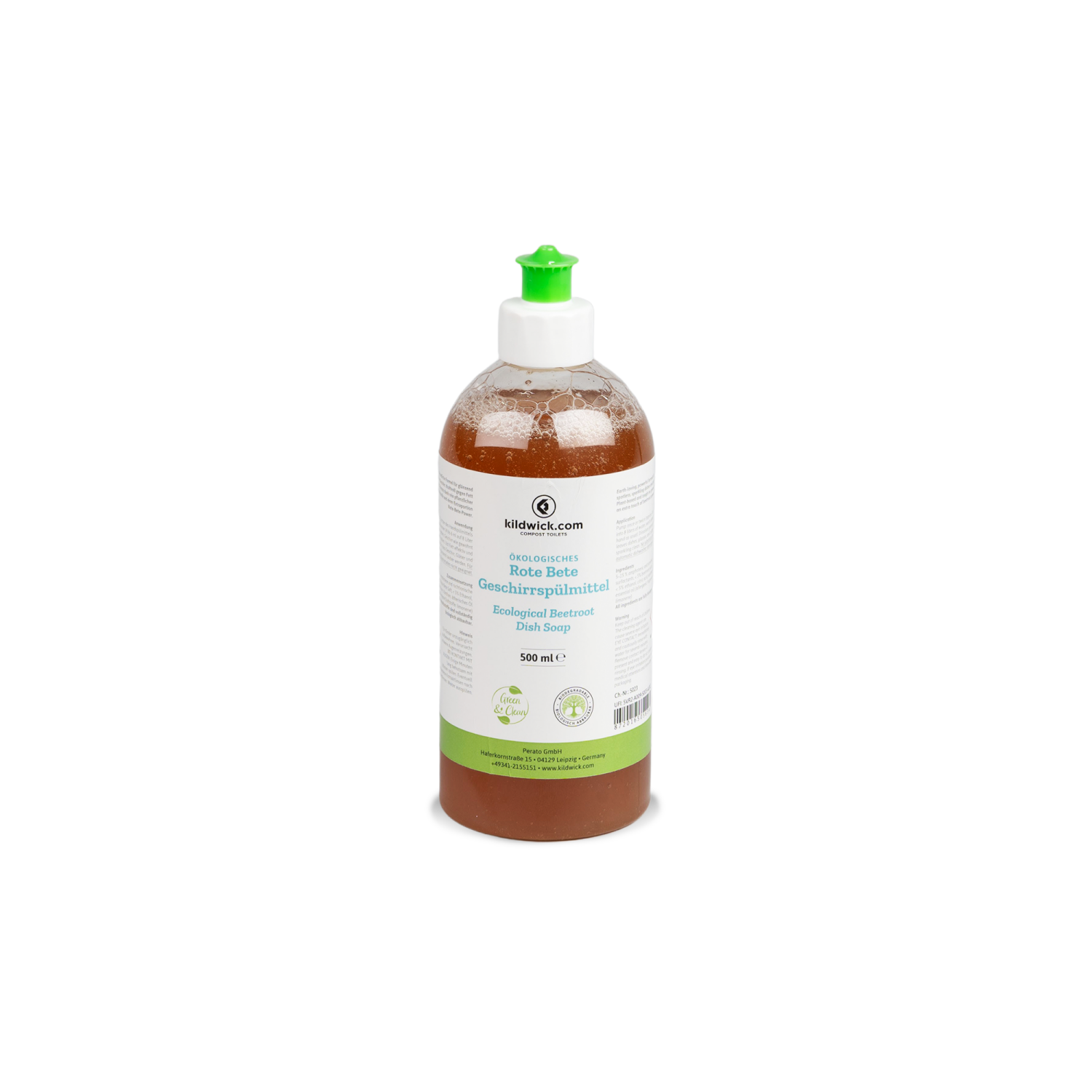 Kildwick Rote Bete Geschirrspülmittel 0,5 Liter (19,80 € pro 1 l)