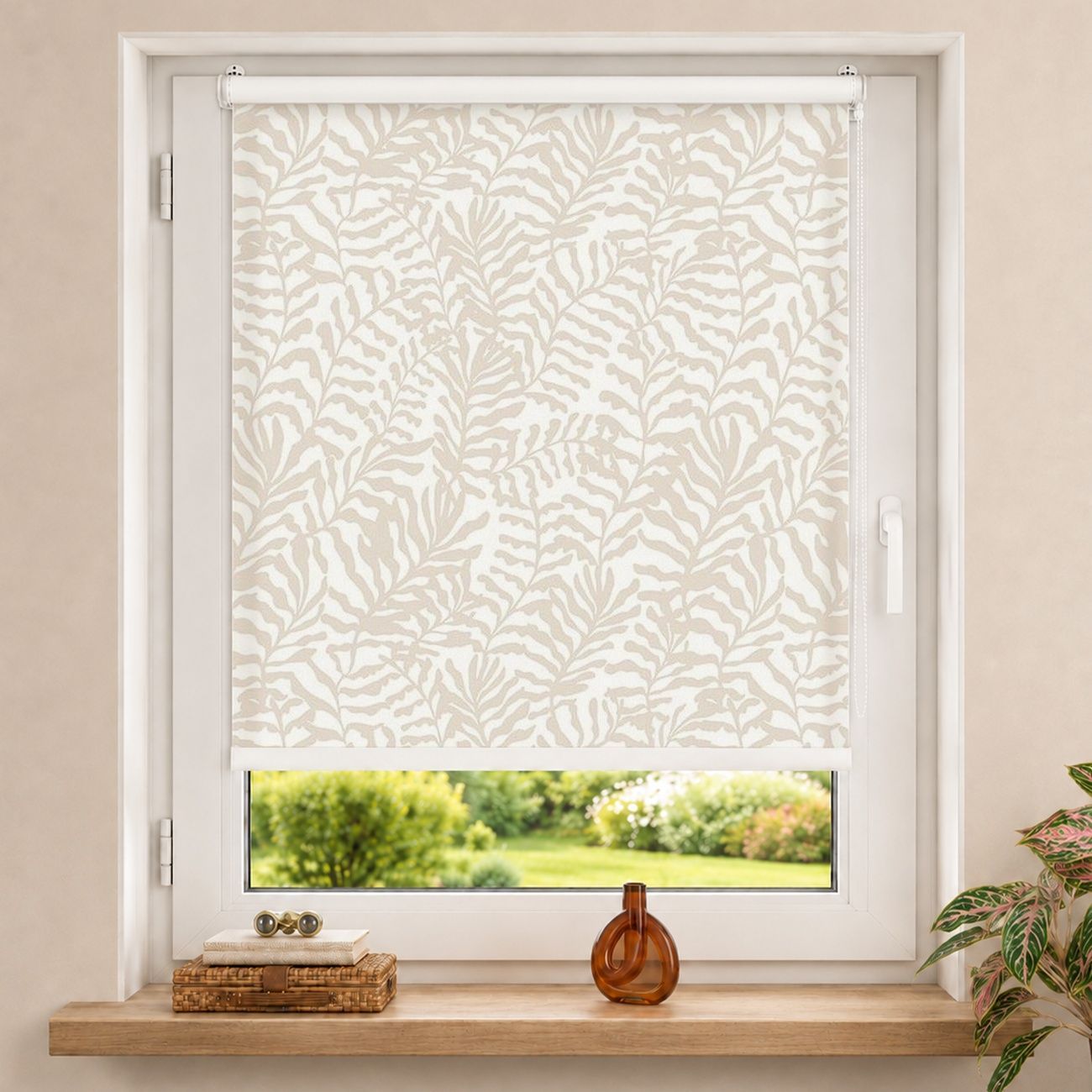 Rollo Matisse Blättermuster Beige