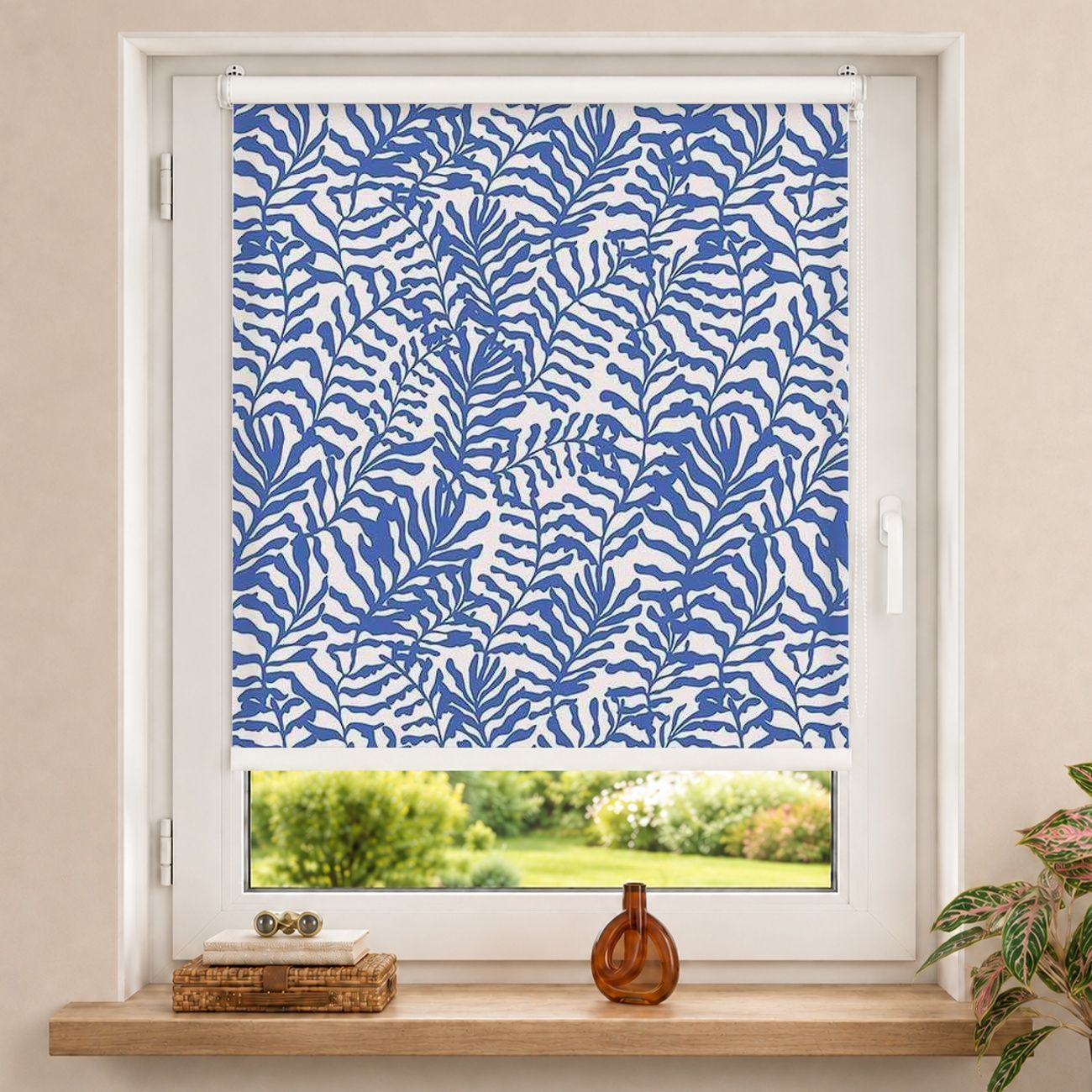 Rollo Matisse Blättermuster Blau