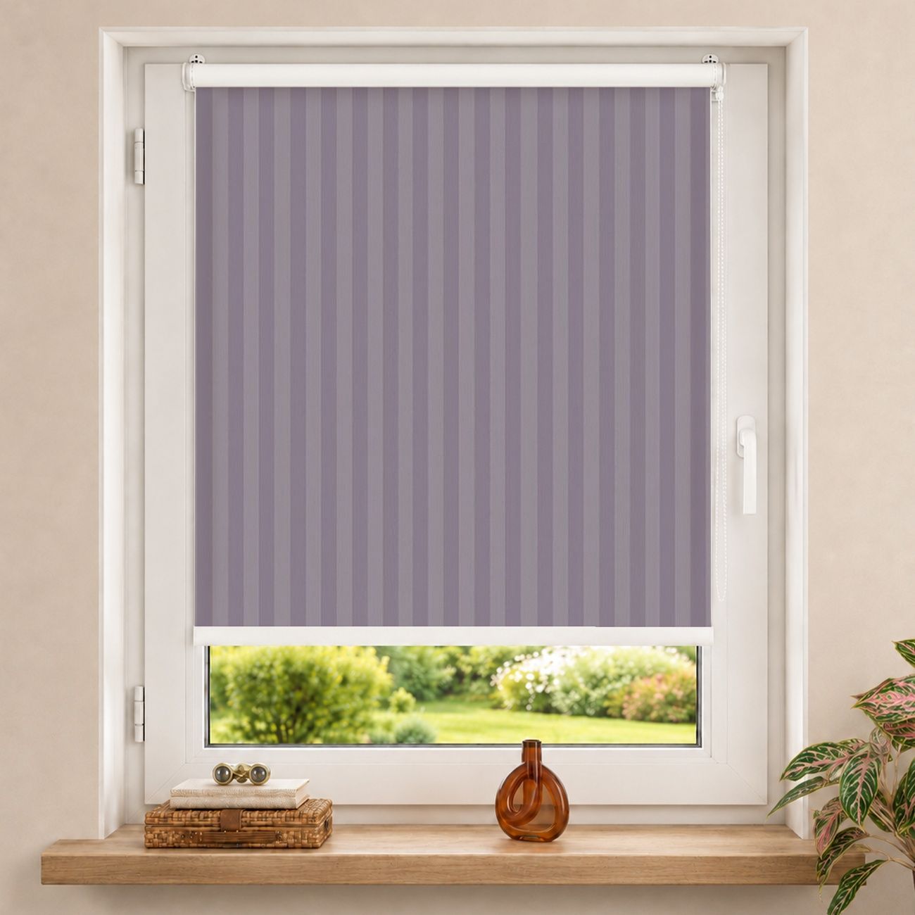 Rollo Simply Mauve Streifen