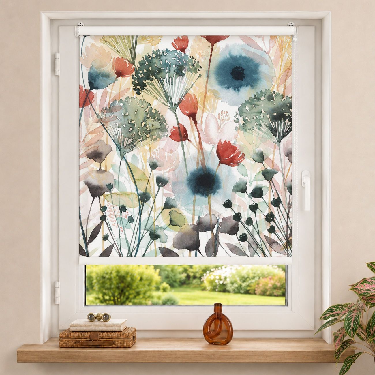 Rollo Wildblumen im Sommer I