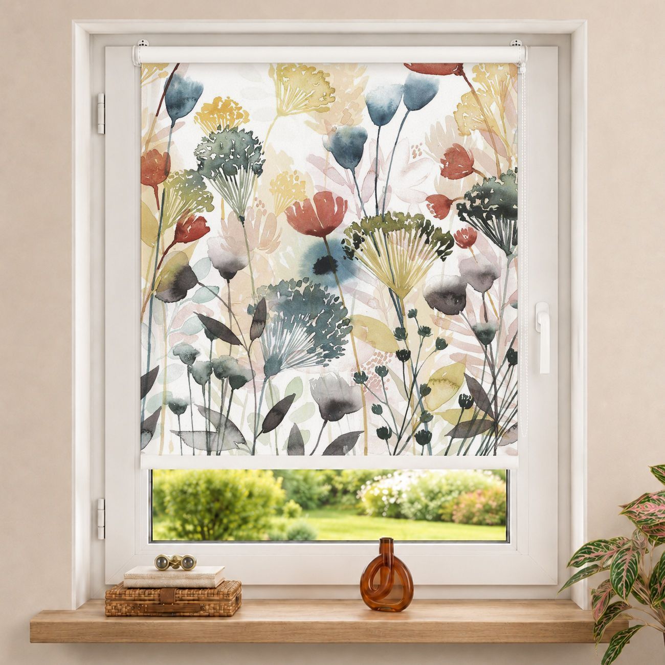 Rollo Wildblumen im Sommer II