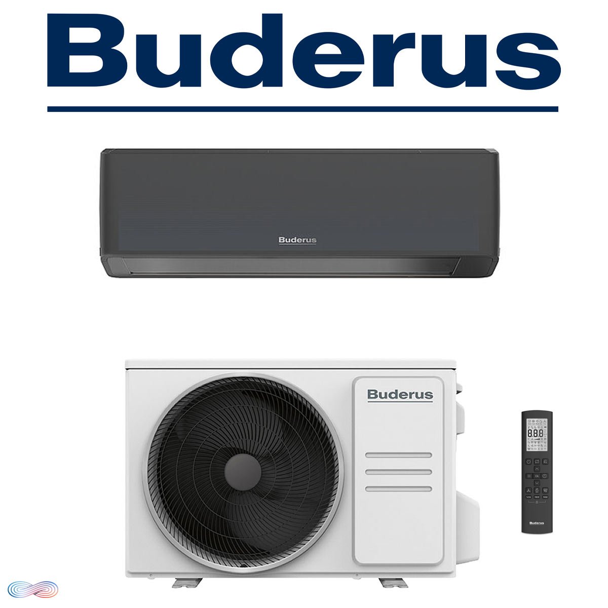 Buderus Logacool AC186i 2,6 kW Klimaanlage | Schwarz''