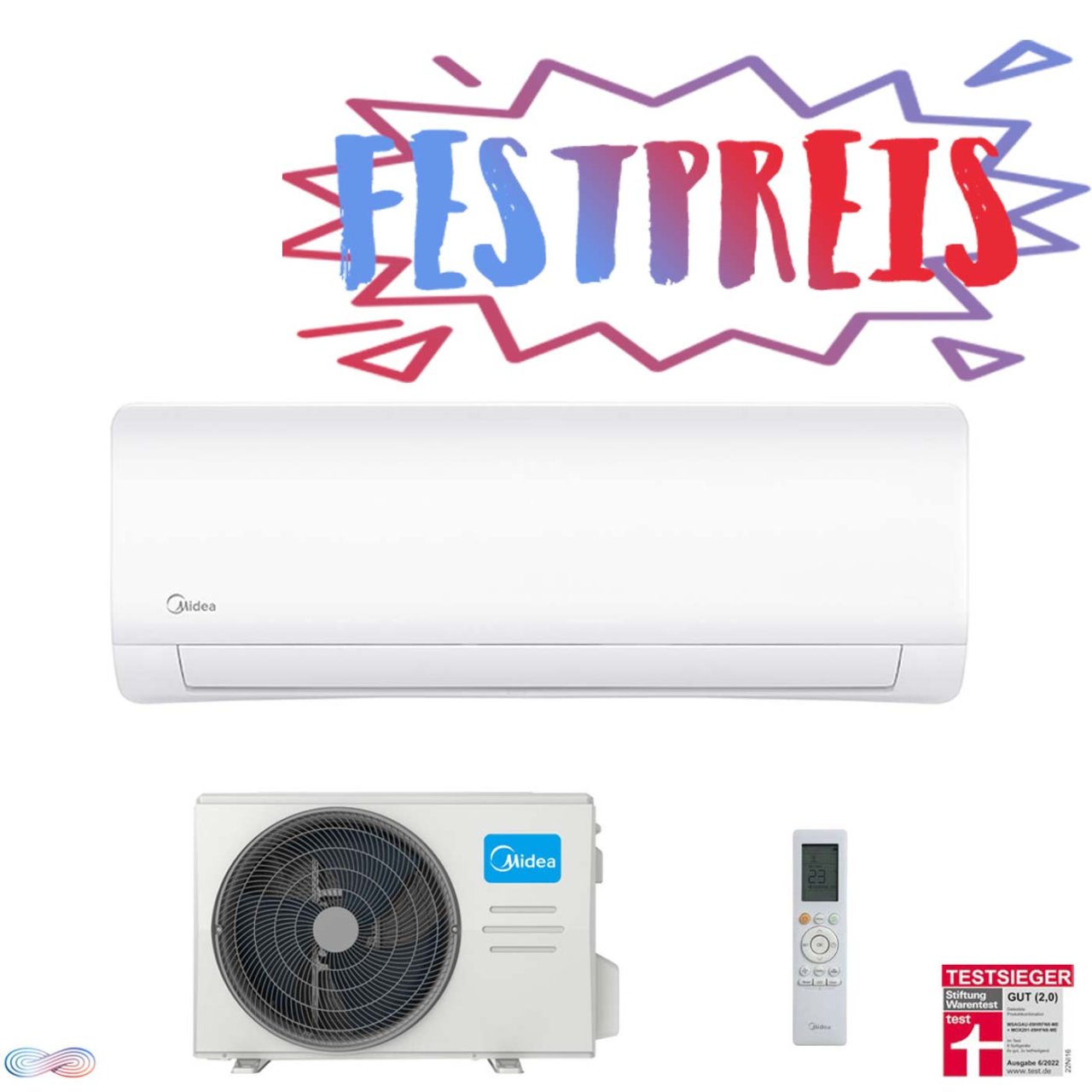 Midea Xtreme Save Pro 3,5 kW Klimaanlage inkl. Montage''