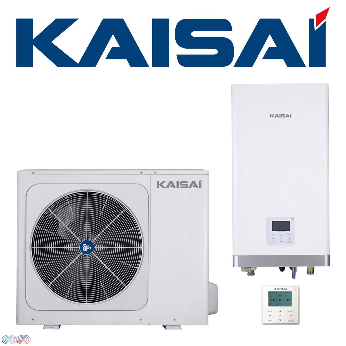 Kaisai Artic 8 kW Split Luft-Wasser-Wärmepumpe | KHA + KMK''