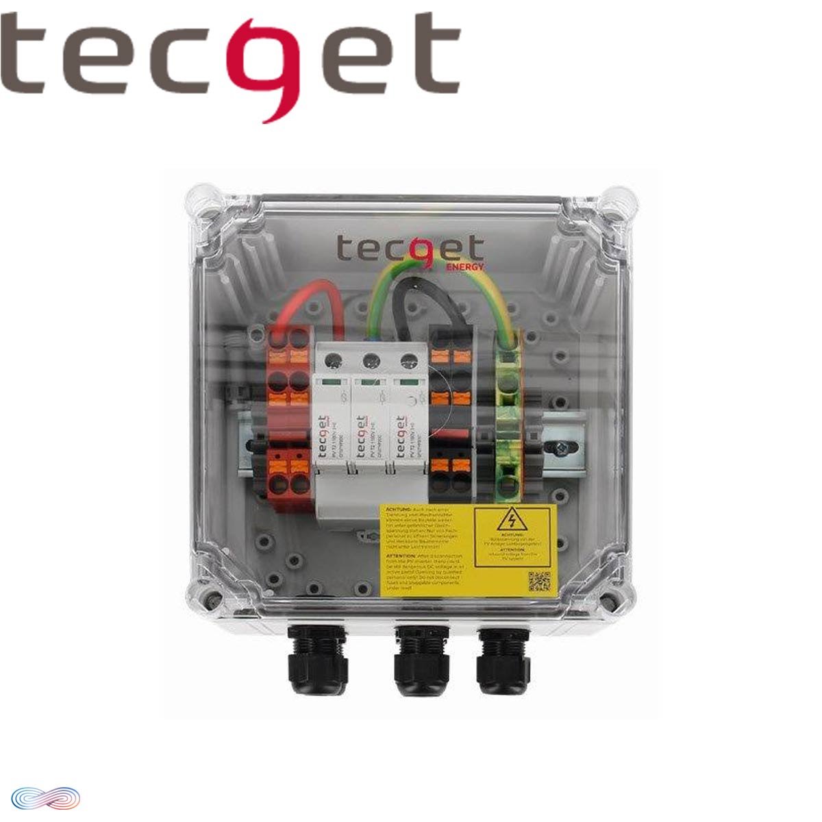 TECGET 1100V DC-Überspannungsschutz Typ 2 für 2 String mit 1 MPP''