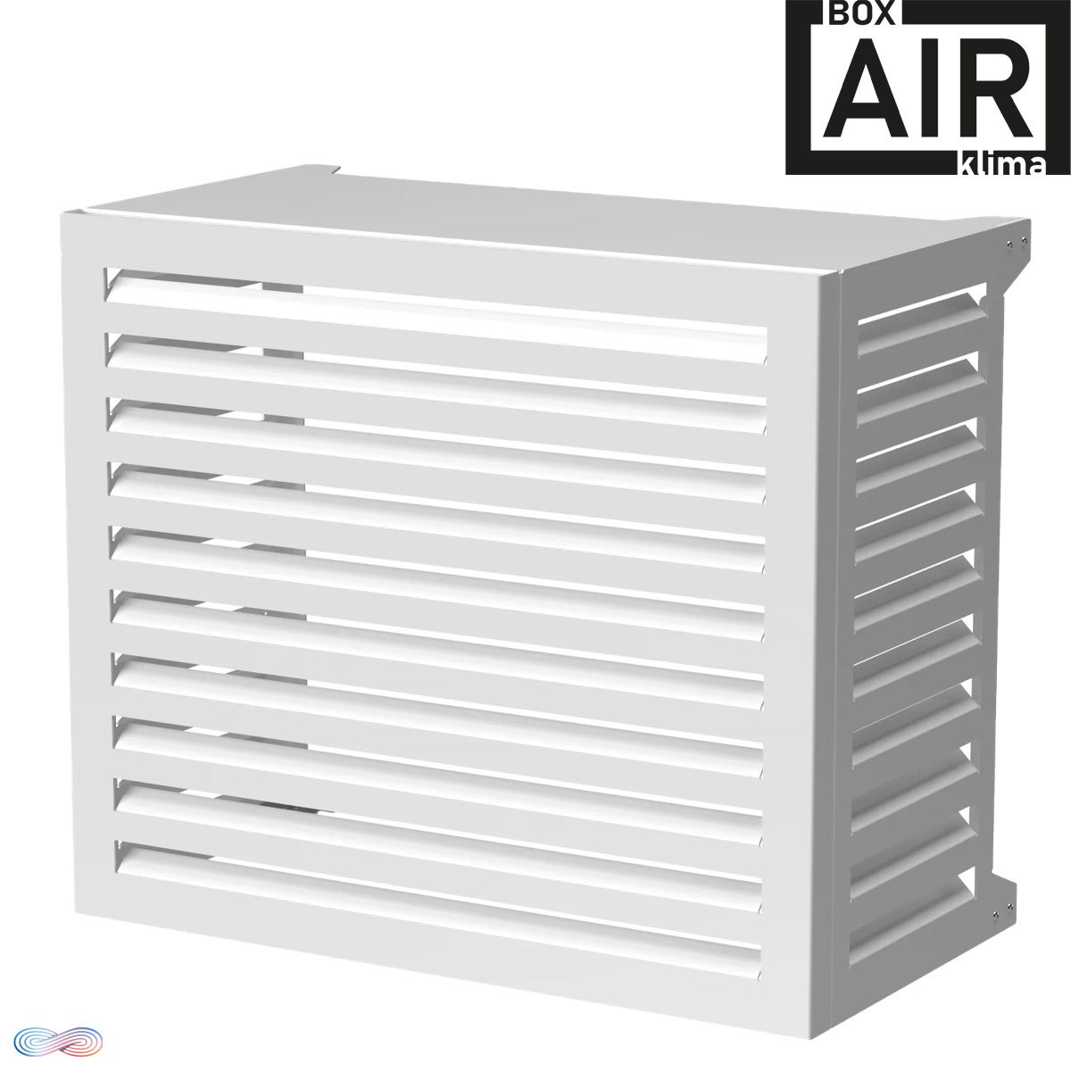 Box Air Klima Cover BLADE Klimaanlagen-Wärmepumpen-Abdeckung Weiß''