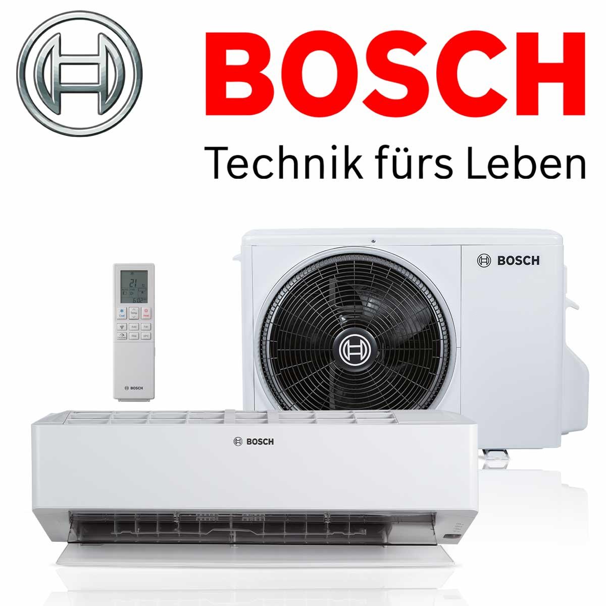 BOSCH Climate 6000i Set 25 E Singlesplit Klimaanlage 2,5 kW''