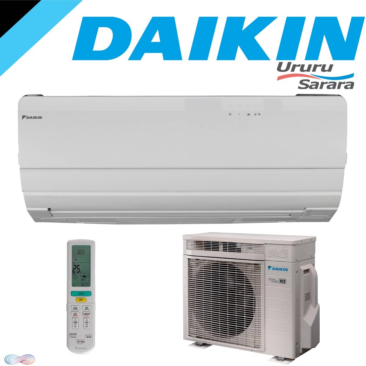 SET DAIKIN URURU SARARA 5,0 kW Wandgerät FTXZ50 inkl. Außeneinheit''