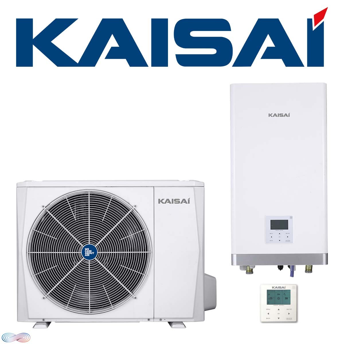 Kaisai Artic 6 kW Split Luft-Wasser-Wärmepumpe | KHA + KMK''