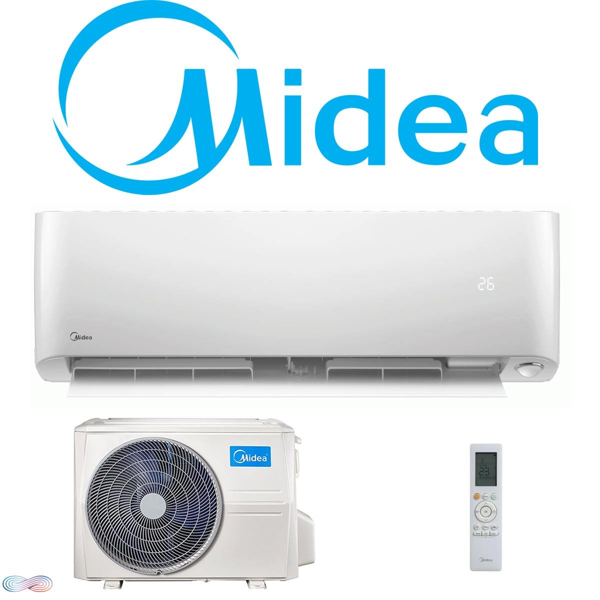 Midea Klimaanlage Oasis Plus 09 2,6 kW | Singlesplit Set''
