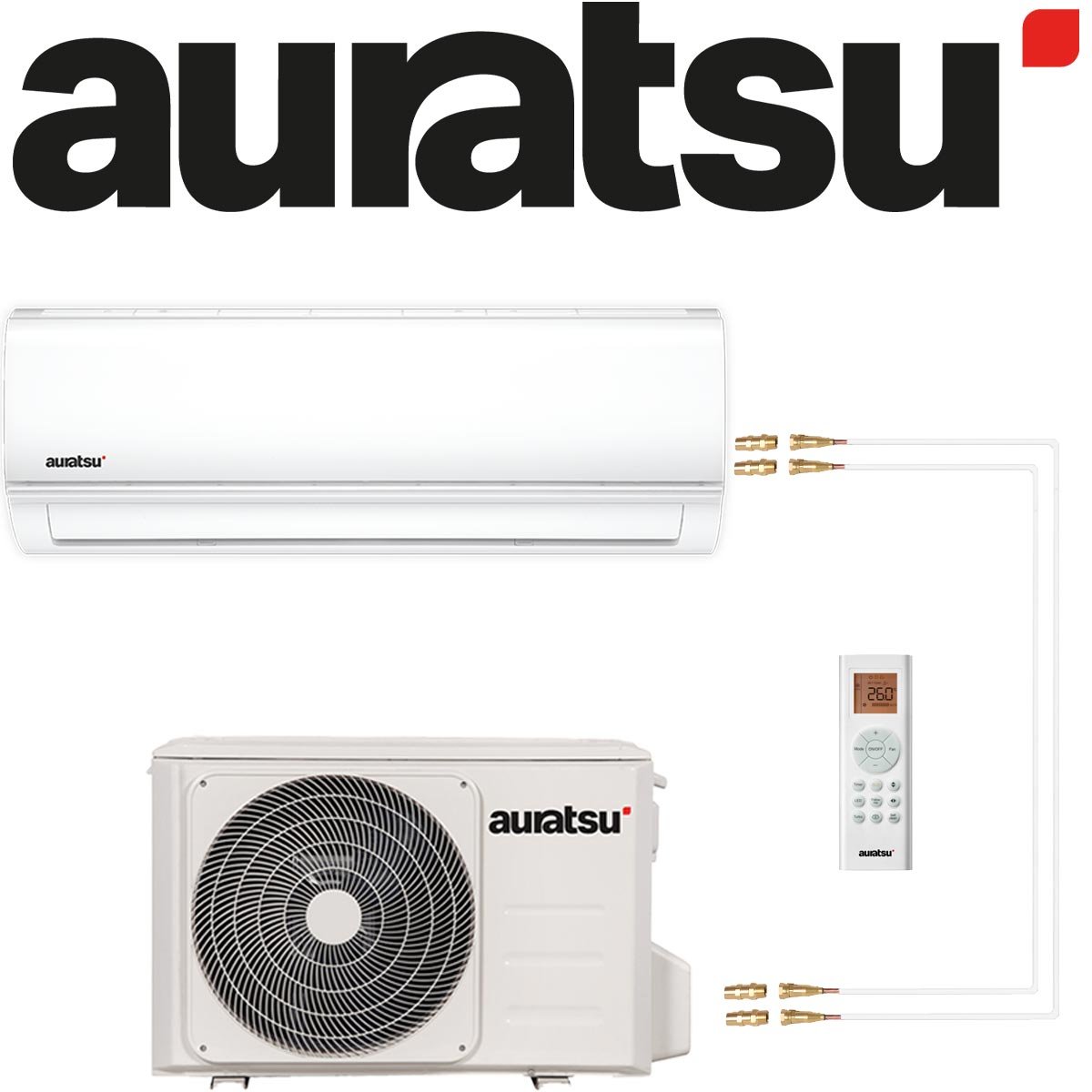 AURATSU Klimaanlage AWX-09 Set 2,6 kW mit Quick Connect''