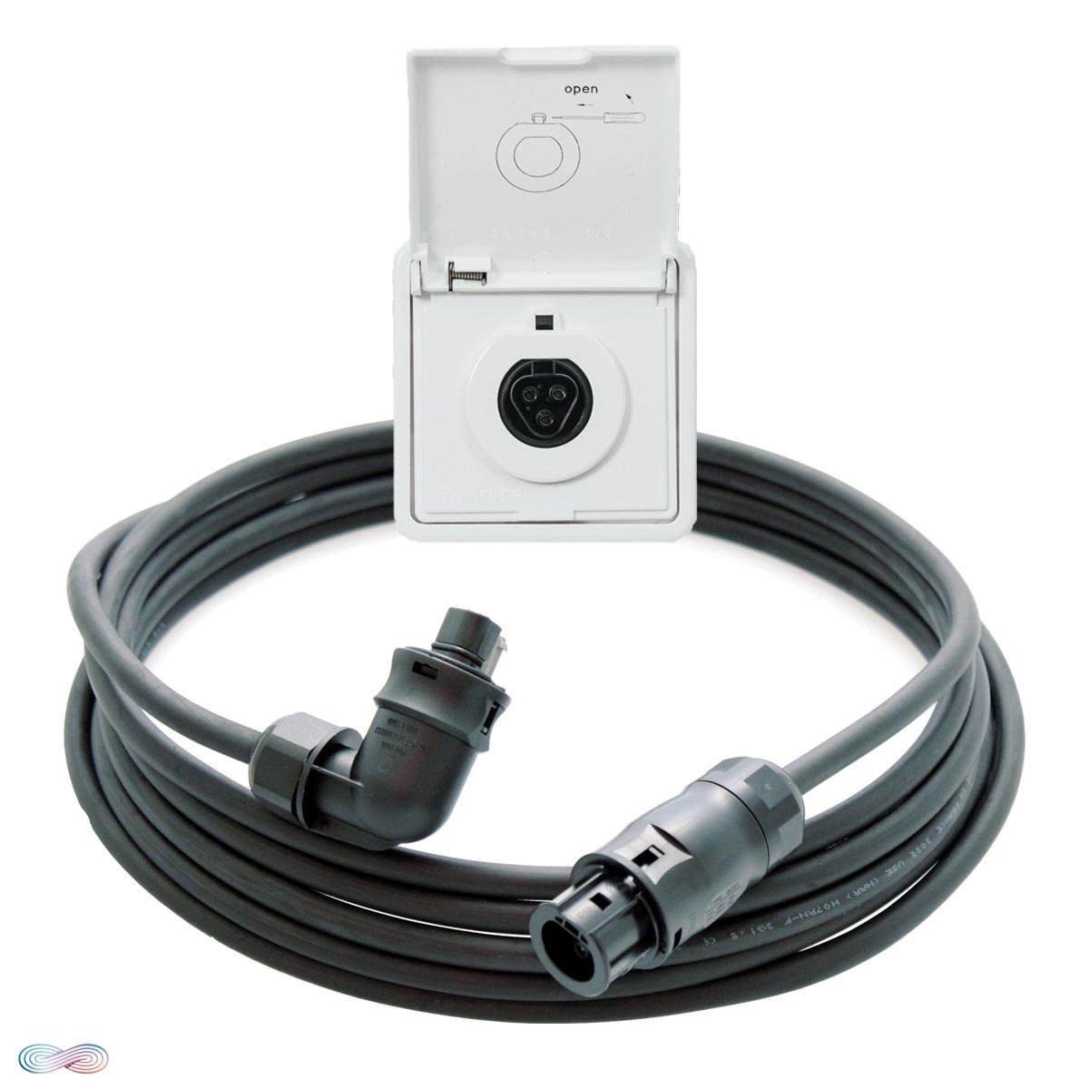 Wieland Einspeisesteckdose mit Stecker & Kabel - ab 5 Meter''