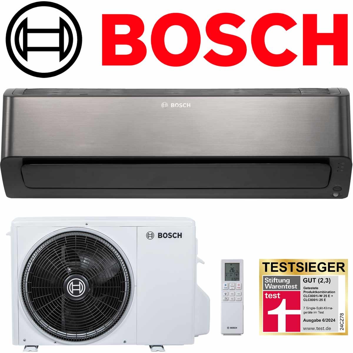 BOSCH Climate Class 8000i 35 ET Klimaanlage 3,5 kW | Titan''
