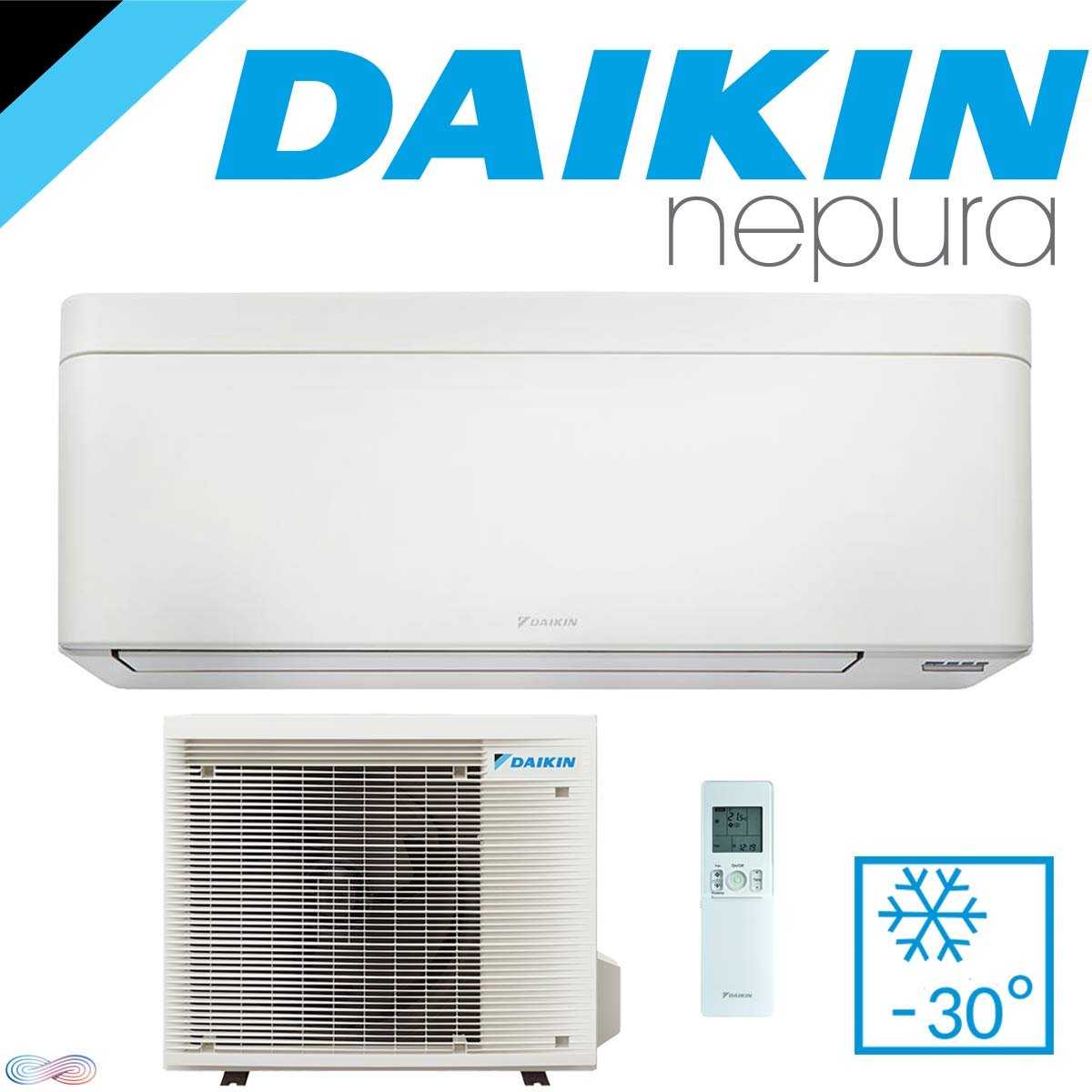 Daikin Klimaanlage Nepura Stylish 3,0 kW SET | FTXTA + RXTA | Weiß''