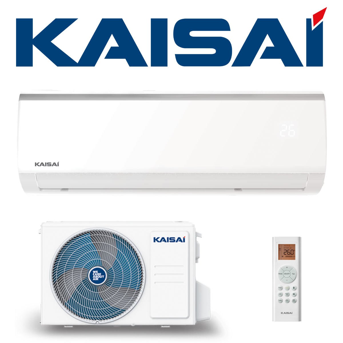 KAISAI FLY Klimaanlage SET KWX-18 mit Wandgerät 5,3 kW''