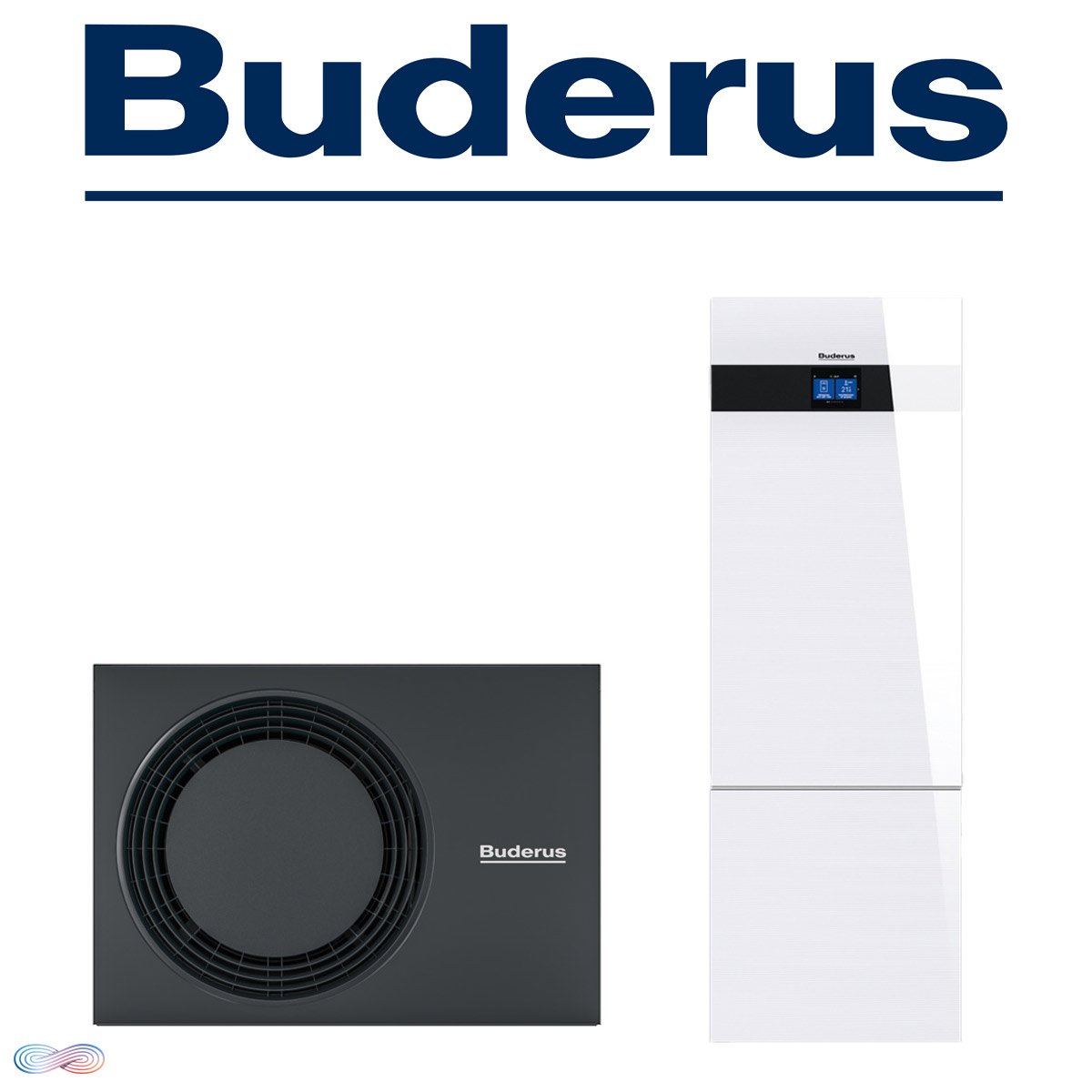 Buderus Luft-Wasser Wärmepumpe 5 kW | Logaplus M WLW176i AR T180''