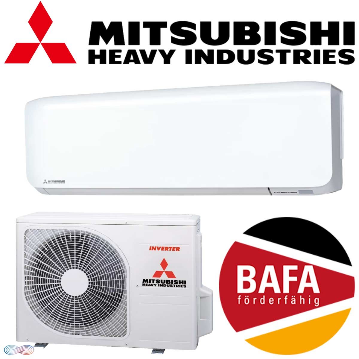 Mitsubishi Heavy Klimaanlage SRK35ZS-WF 3,5 kW | BAFA förderfähig''