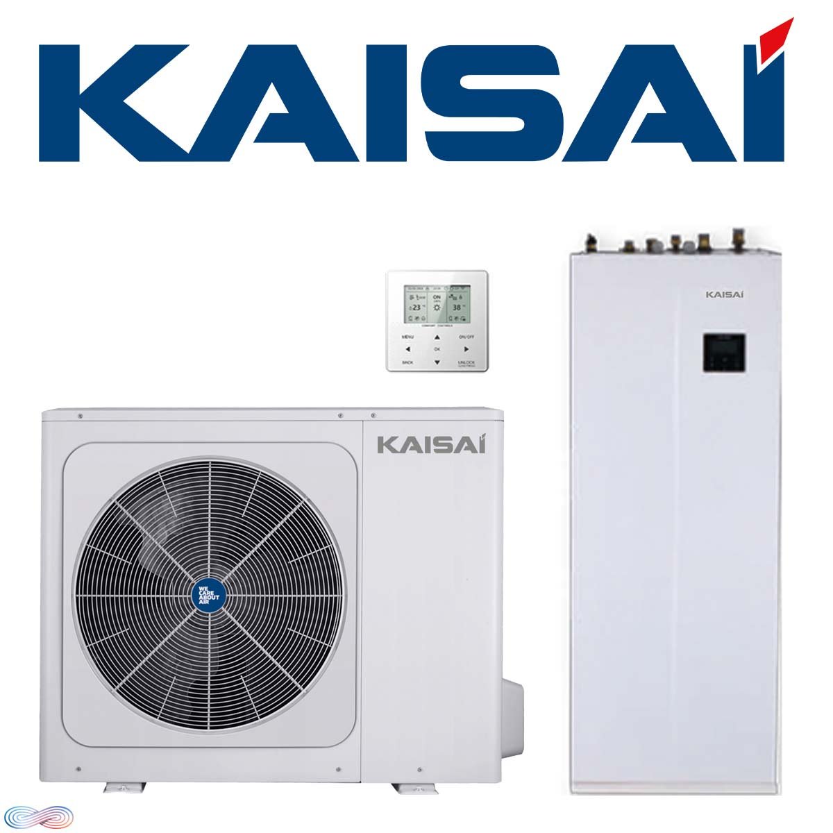 Kaisai Artic 8 kW Split Luft-Wasser-Wärmepumpe mit Speicher 190L |...