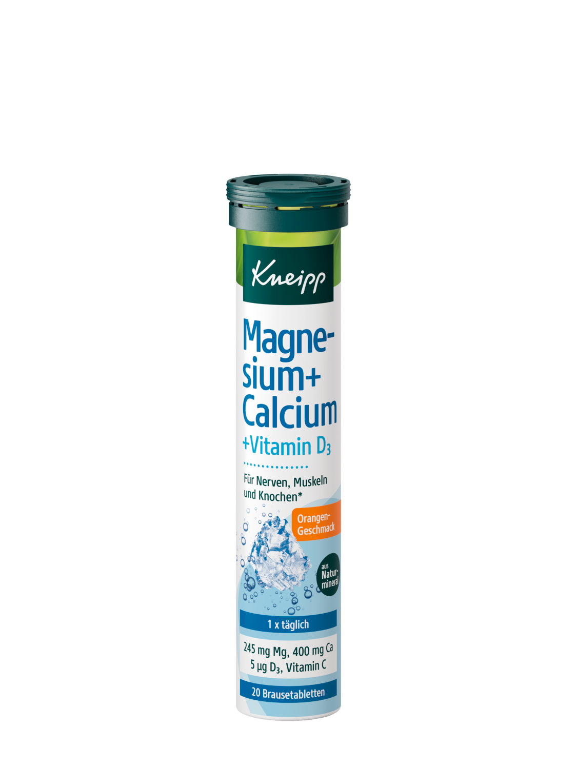 Magnesium + Calcium + D3 Brausetabletten