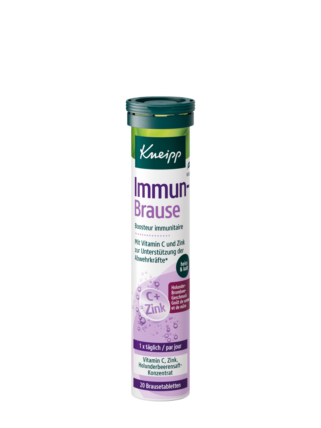 Immun-Brause Vitamin C + Zink Holunder