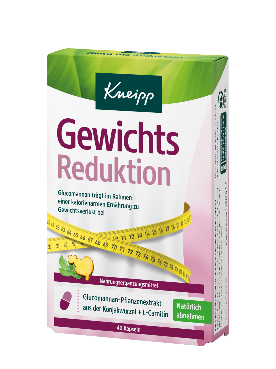 KNEIPP Gewichts Reduktion 40 Kapseln