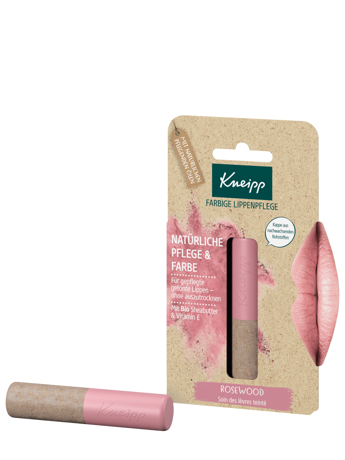 Farbige Lippenpflege Rosewood