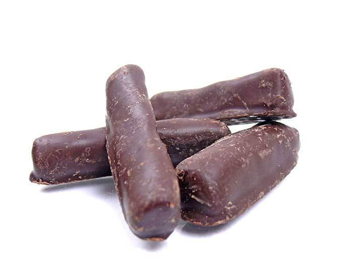 Ingwerspitzen mit Schokolade, 100g-Pack
