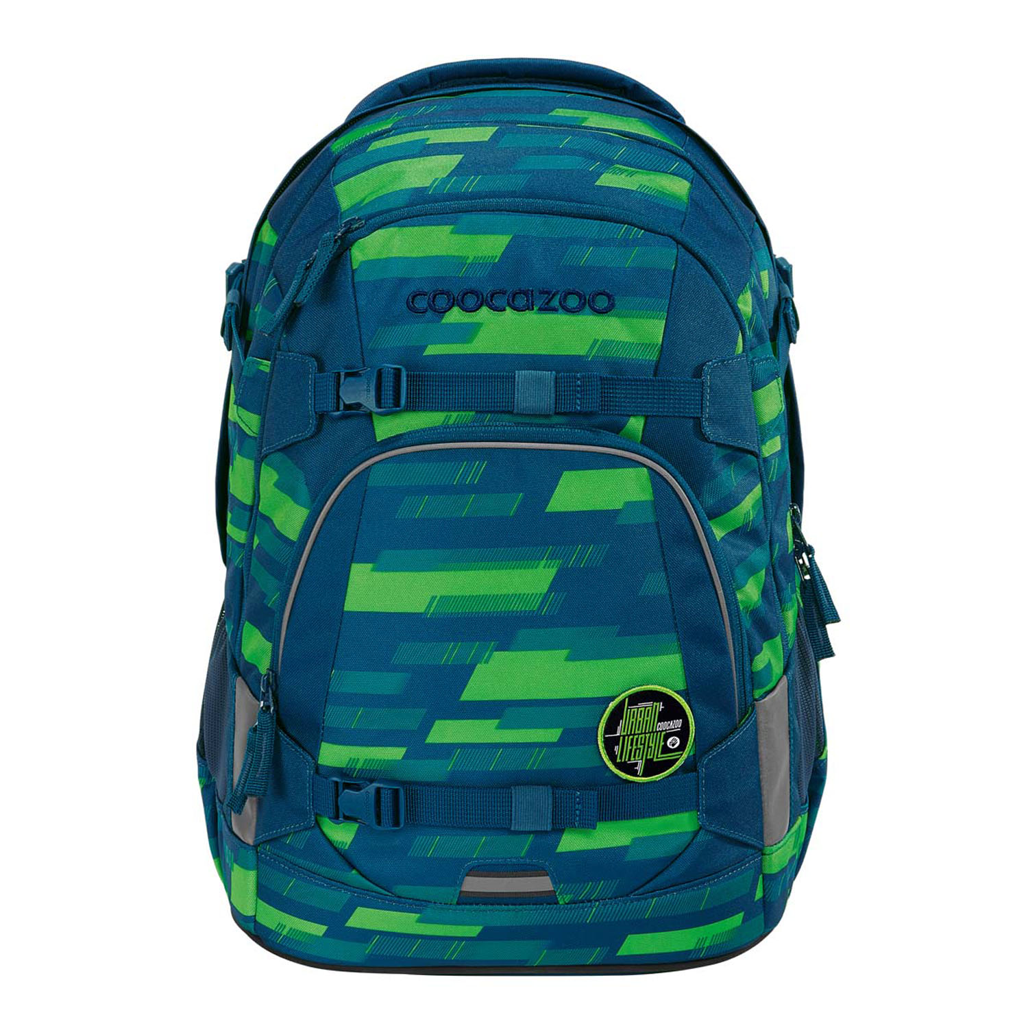 Coocazoo MATE Schulrucksack - Kollektion 2025 Lime Stripe