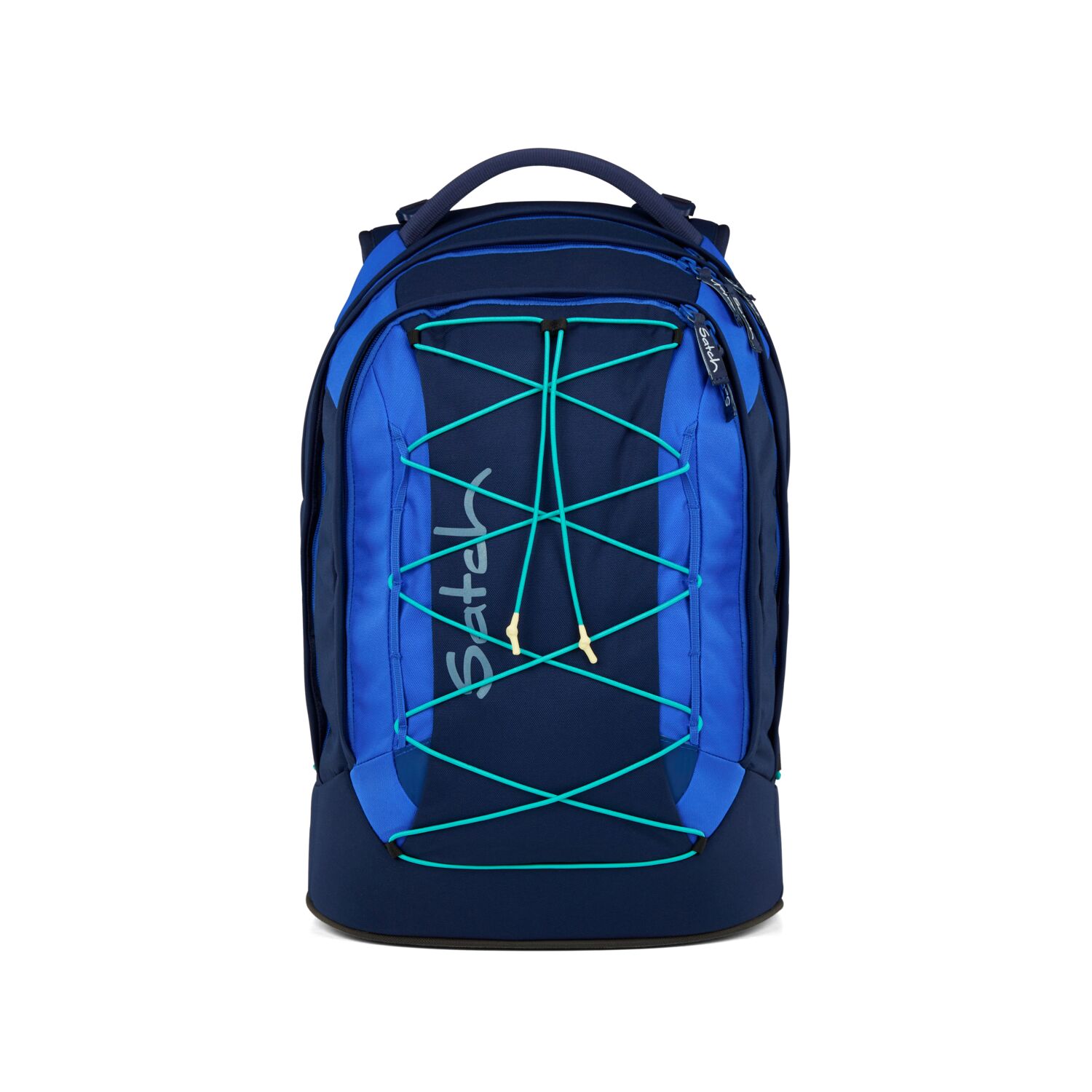 satch pack Sneaker Style Schulrucksack Crossed Blue