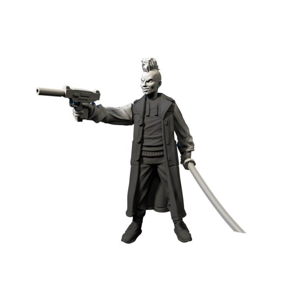 Ersatzköpfe und -waffen für postapokalyptische Banditen