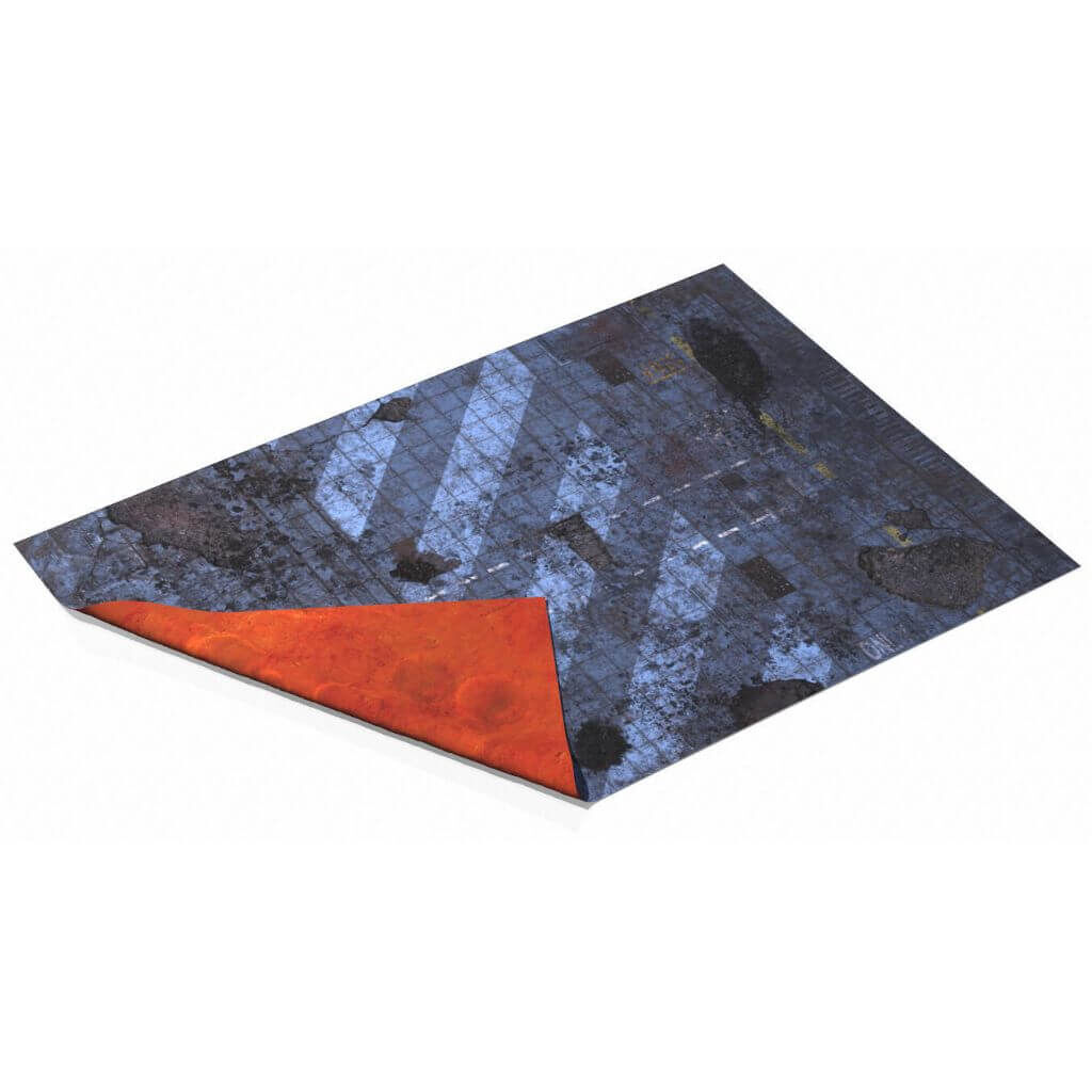 44''x30'' Double sided G-Mat: Cyberpunk and Mars