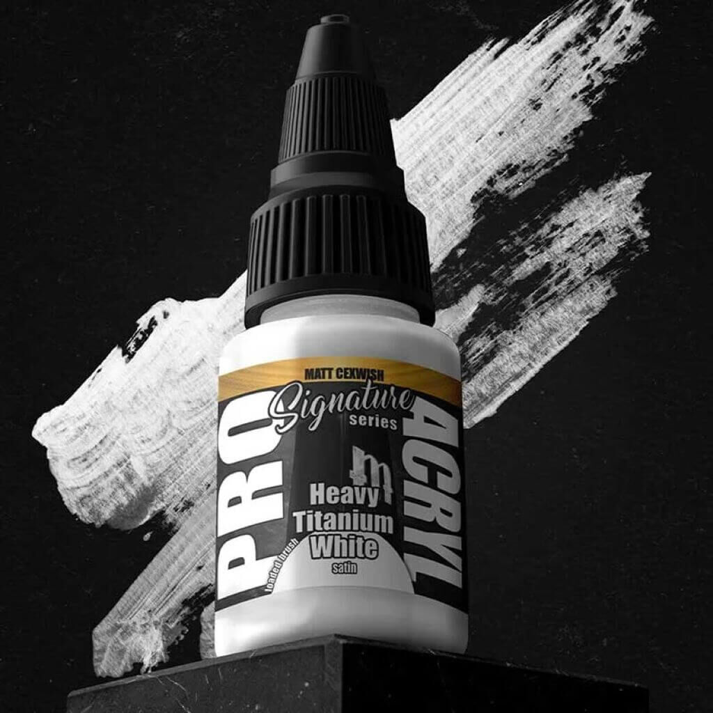 Pro Acryl Matt Cexwish Starkes Titan Weiß