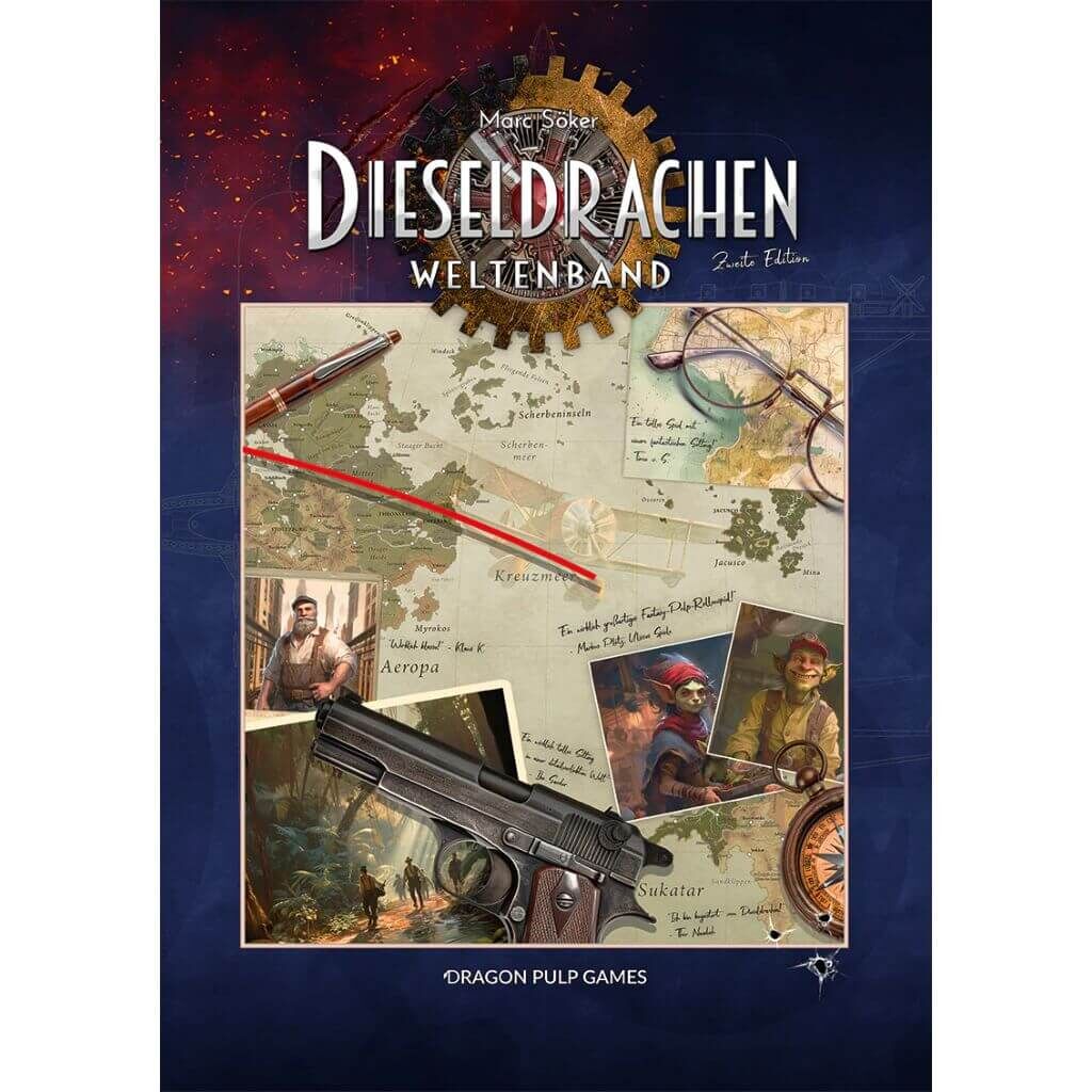 Dieseldrachen 2E - Weltenband (inklusive Weltkarte A2)