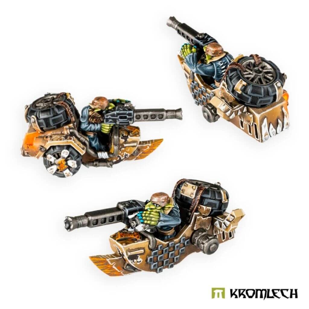 Ork-Großmantel Biker Beiwagen
