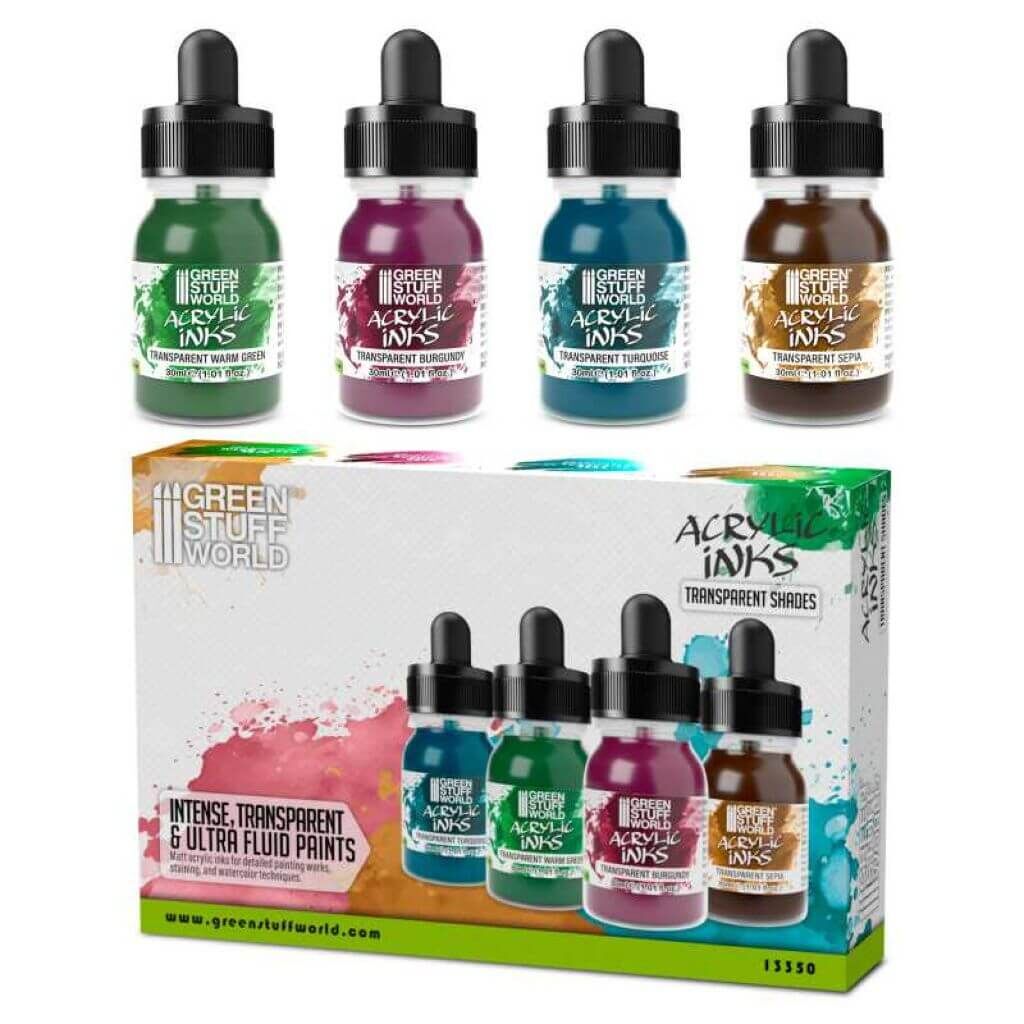 Acryltinten Set - Transparent Shades