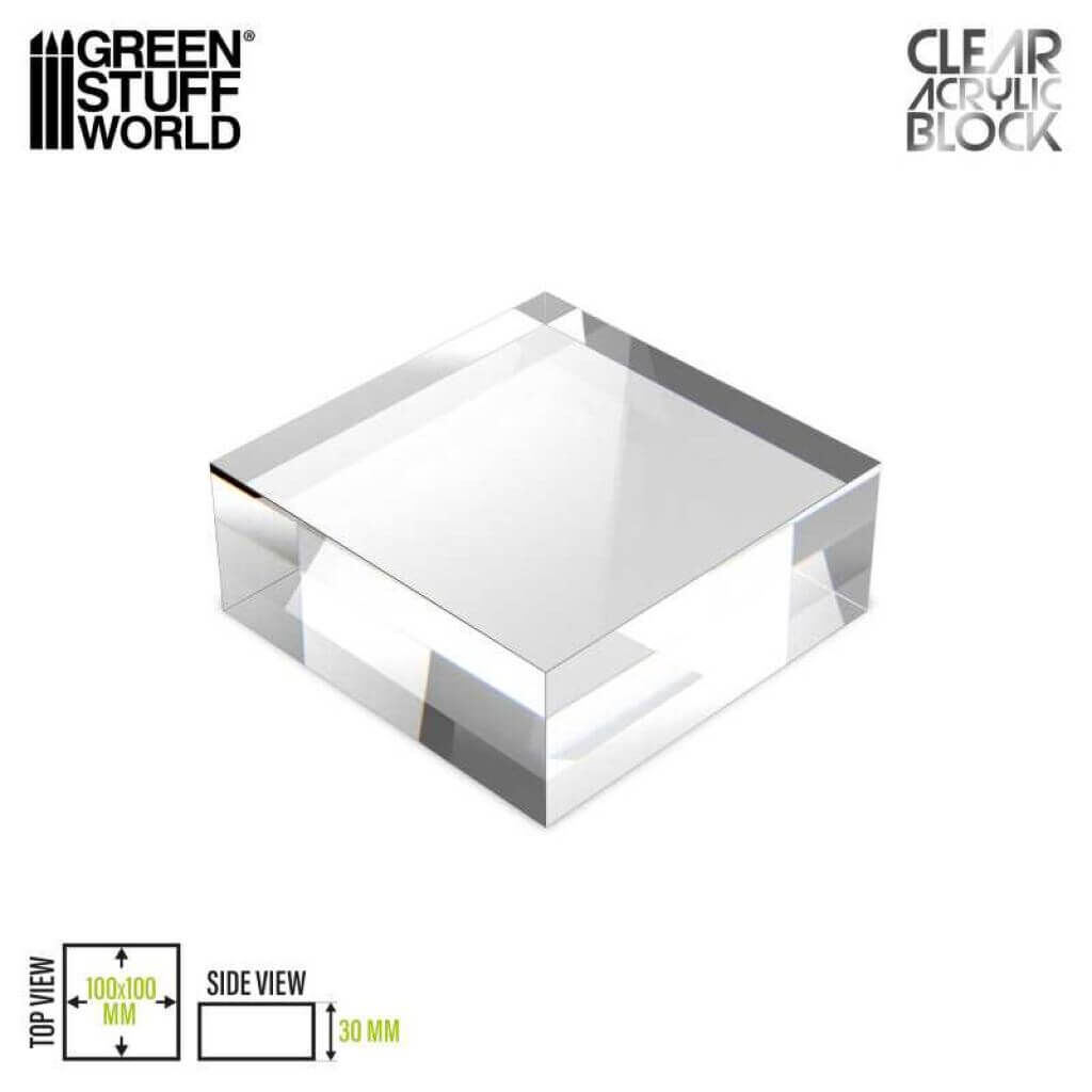 Acryl-Display-Block 100x100x30mm