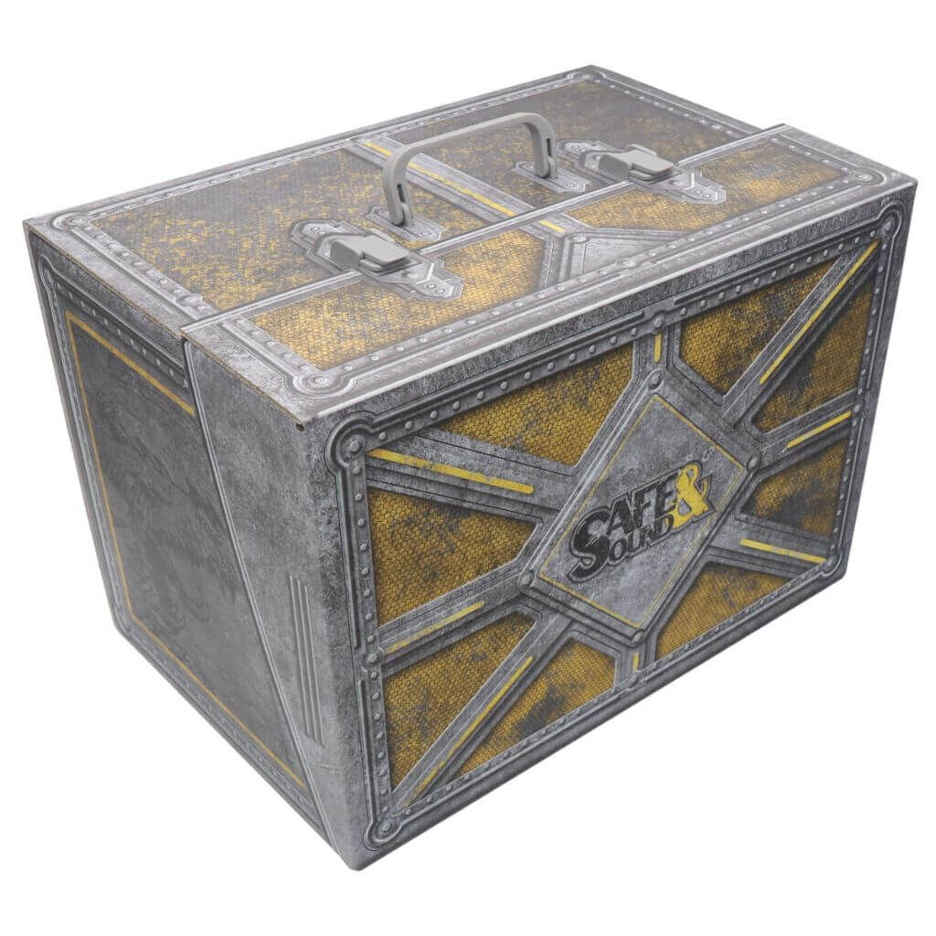 Magnetischer Koffer mit 1 Metallplatte