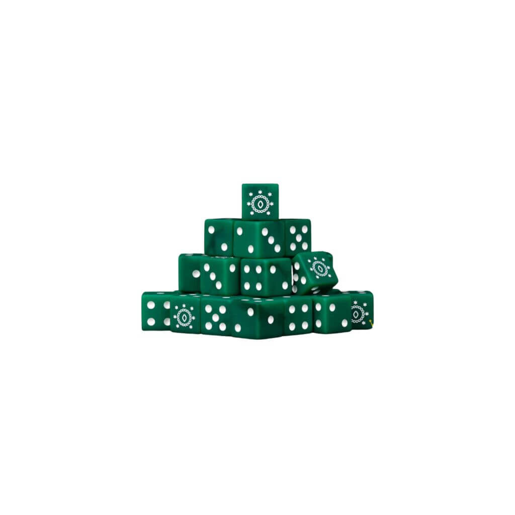 Green Kingdom Würfel 16mm Eckig