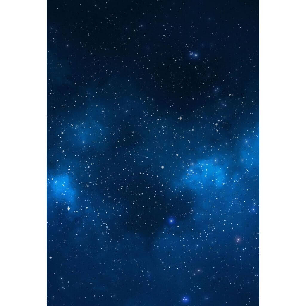 Blue Nebula 44 Zoll x 30 Zoll