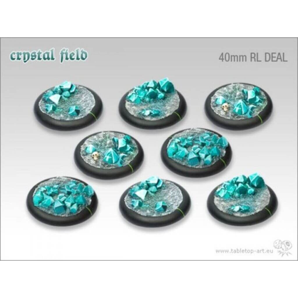 Crystal Field Bases - 40mm Rund mit Lippe DEAL (8)