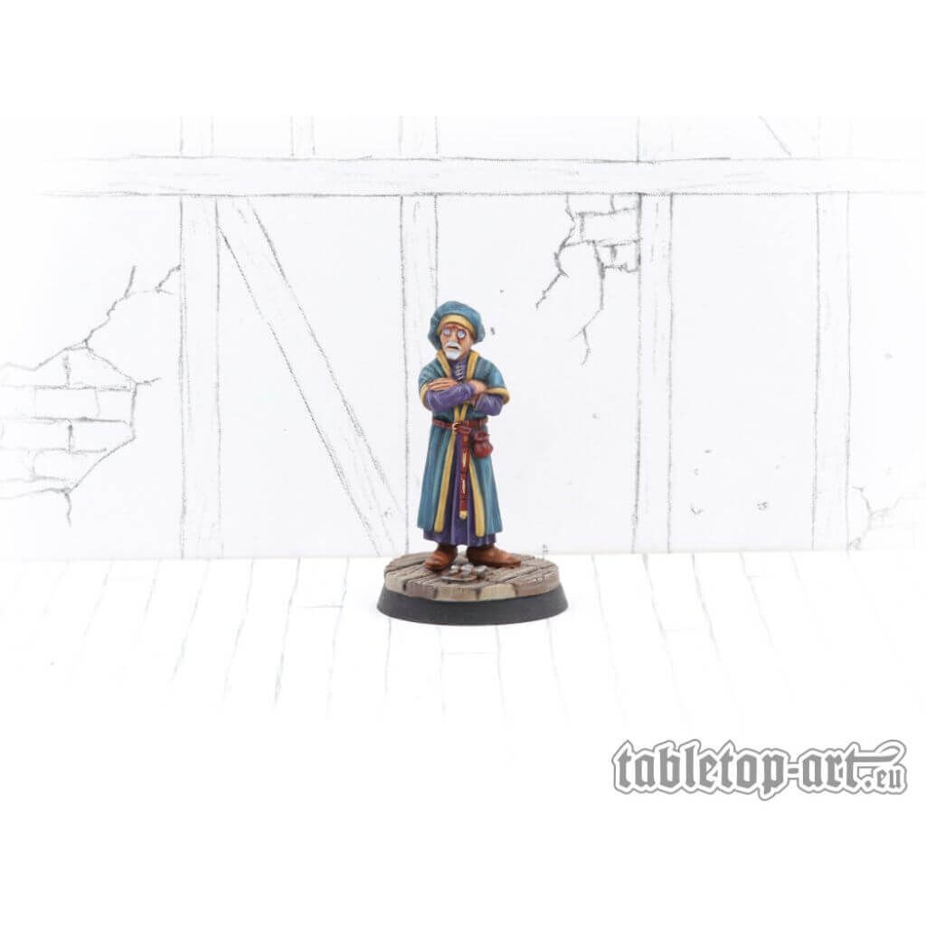 Townsfolk Miniatures - Händler mit Brille