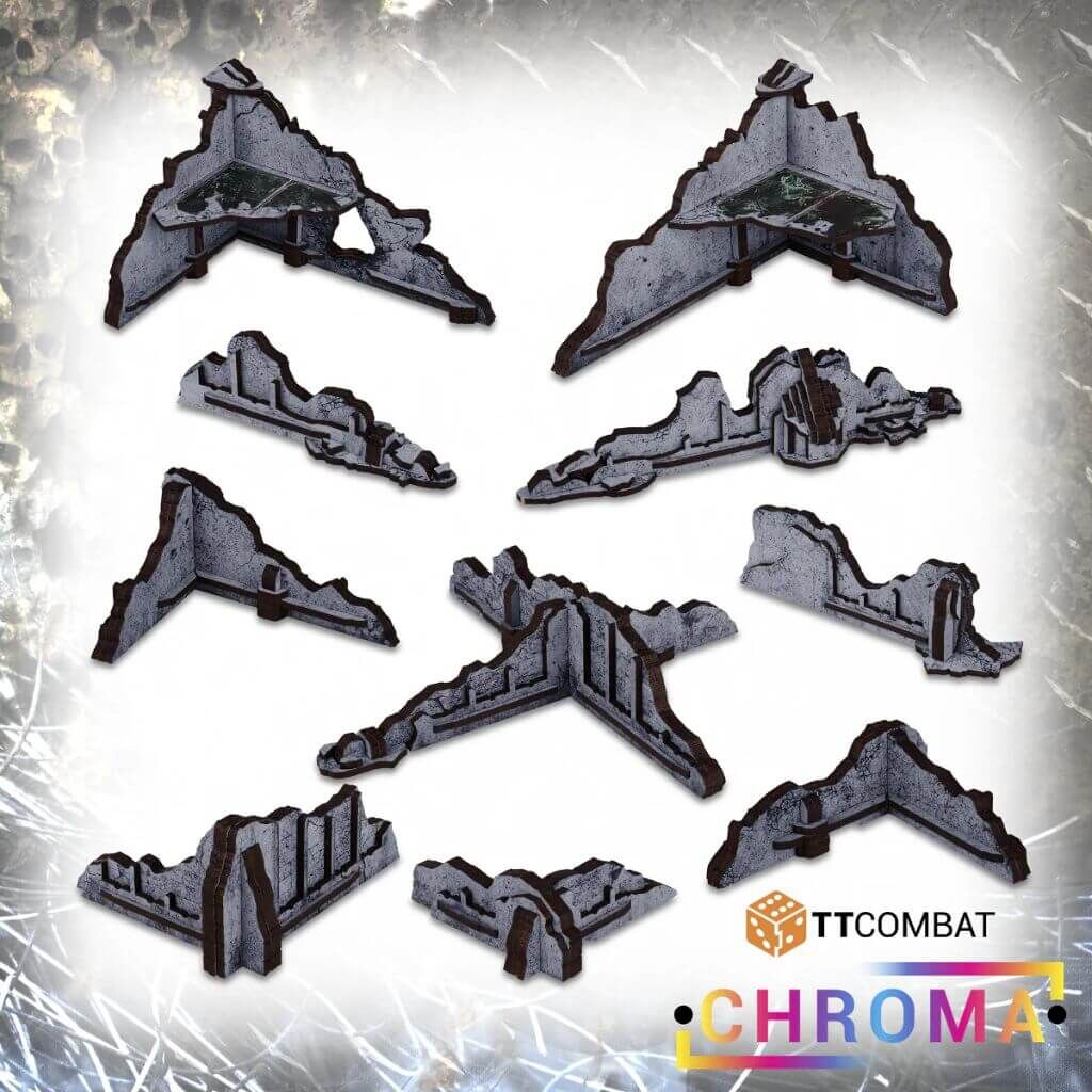 Gothic Ruined Walls - CHROMA Vorbemalt