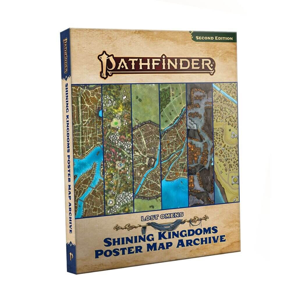 Pathfinder 2. Edition - Lost Omens Shining Kingdoms Poster Map Archive