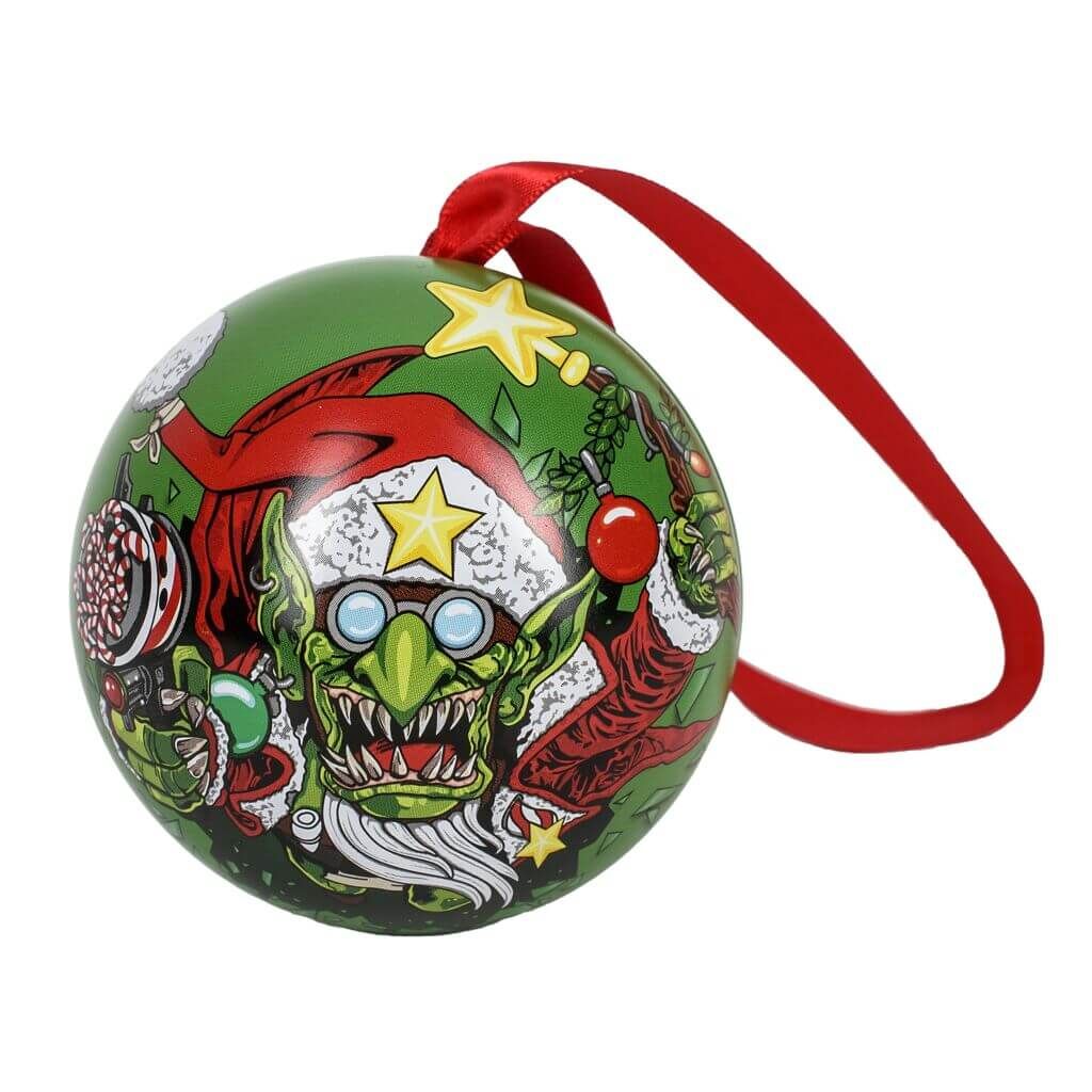 Warhammer: Roter Gobbo Christbaumkugel mit Pin
