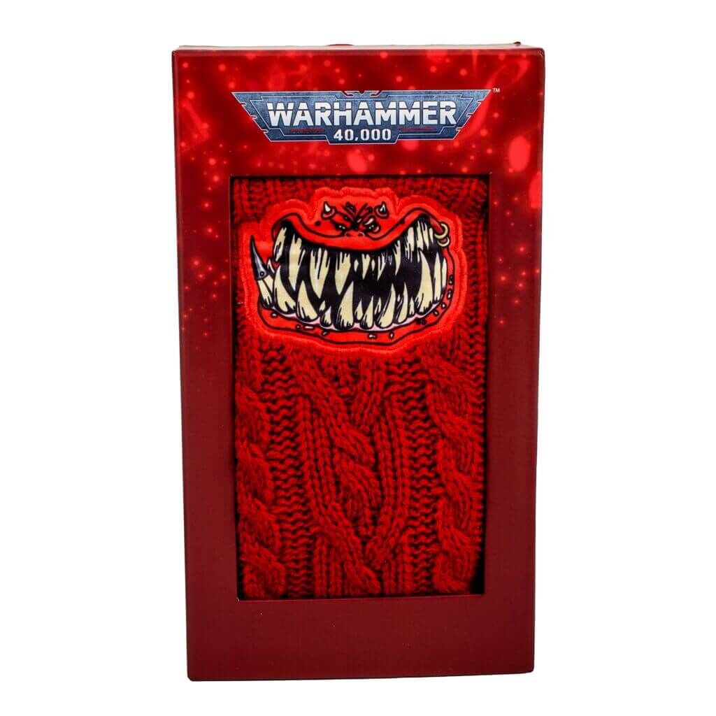 Warhammer: Rote Squig Hausschuh-Socken