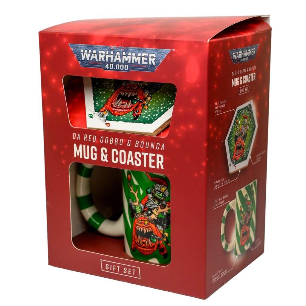 Warhammer: Roter Gobbo Tassen-Geschenkset